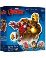 Puzzle drewniane 160 Odważny Iron Man TREFL