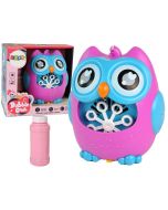 Maszynka do baniek nydlanych sowa różowa