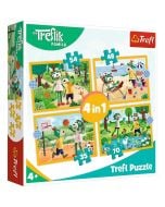 Puzzle 4w1 Trefliki na wakacjach TREFL