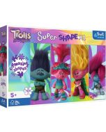 Puzzle 104 Super Shape XL Zabawy z Trollami TREFL