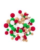 Pompony pluszowe 80szt