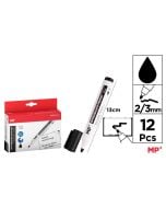 Marker do tablic czarny (12szt)