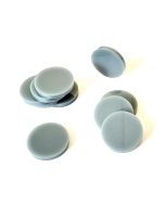 Żetony puste akryl zielone 10szt