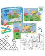 Puzzle 60 Peppa Pig 2 in 1