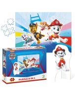 Puzzle 60 Paw Patrol with charater figure