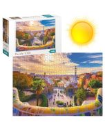 Puzzle 1000 Guell in Barcelona. Spain