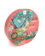 Puzzle 2w1 2D i 3D scenografia Księżniczka