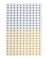 Naklejki na folii gwiazdki złote i srebrne