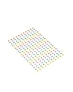 Naklejki na folii gwiazdki mix kolorów