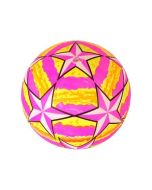 Piłka gumowa 22cm różowa