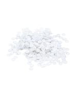 Cekiny dekoracyjne białe