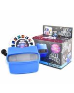 Projektor/okulary niebieski - przeźrocza kosmos