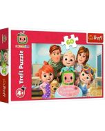 Puzzle 60 Cocomelon, Wspaniały dzień TREFL