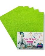 Pianka brokatowa jasnozielona 21x29,7cm 5szt