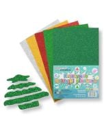 Naklejki piankowe choinki 20,3x31,20cm 5szt