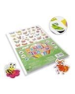 Naklejki piankowe owady 20x30cm 5szt