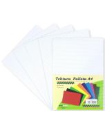 Tektura A4 falista biała 5szt