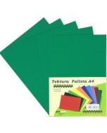 Tektura A4 falista ciemnozielona 5szt