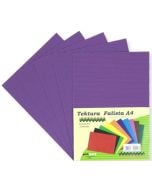 Tektura A4 falista fioletowa 5szt