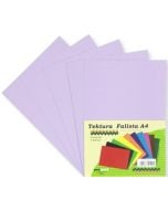 Tektura A4 falista lawendowa 5szt