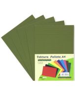 Tektura A4 falista oliwkowa 5szt