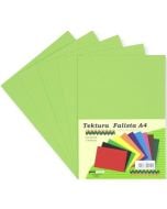 Tektura A4 falista pistacjowa 5szt