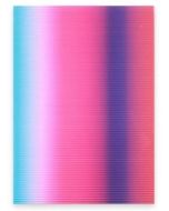 Tektura A4 falista rainbow 10szt