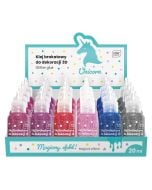 Klej do dekoracji brokatowy 20ml Unicorn (24szt)