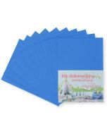 Filc A4 samoprzylepny niebieski 20x30cm 10szt