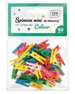 Kolorowe spinacze do dekoracji mini 50szt