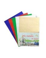Filc dekoracyjny MIX kolorów metalicznych A4 5szt