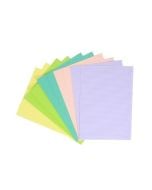 Tektura A4 falista pastelowa 10szt