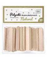 Naturalne patyczki do prac plastycznych 65mm 50szt