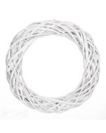 Wianek wiklynowy biały 36cm