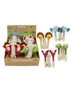 Skakanka drewniana - zwierzątka mix