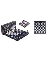 Szachy 3w1 magnetyczne 25x25cm