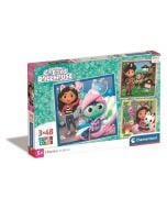 Puzzle 3x48 Super Kolor Gabby's Dollhouse