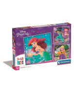 Puzzle 3x48 Super Kolor Princesses