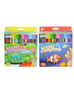 Kredki elastyczne 24 kolory MIX