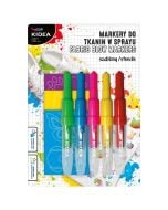 Markery do tkanin w sprayu Zwierzaki 5szt KIDEA