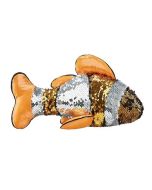 Pluszowa ryba z cekinami