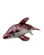 Delfin cekiny różowy