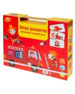 Układanka magnetyczna Straż pożarna