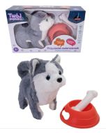 Piesek na baterie z akcesoriami