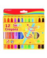 Kredki wykręcane 12 kolorów