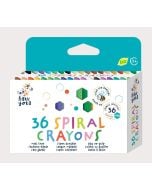 Kredki spiralne - 36 kolorów