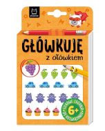 Główkuję z ołówkiem 6+ Książeczka pomarańczowa