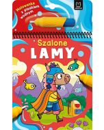 Malowanka z pisakiem wodnym. Szalone lamy