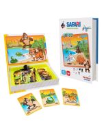 Puzzle magnetyczne - safari