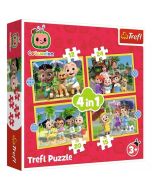 Puzzle 4w1 Cocomelon, Poznaj bohaterów